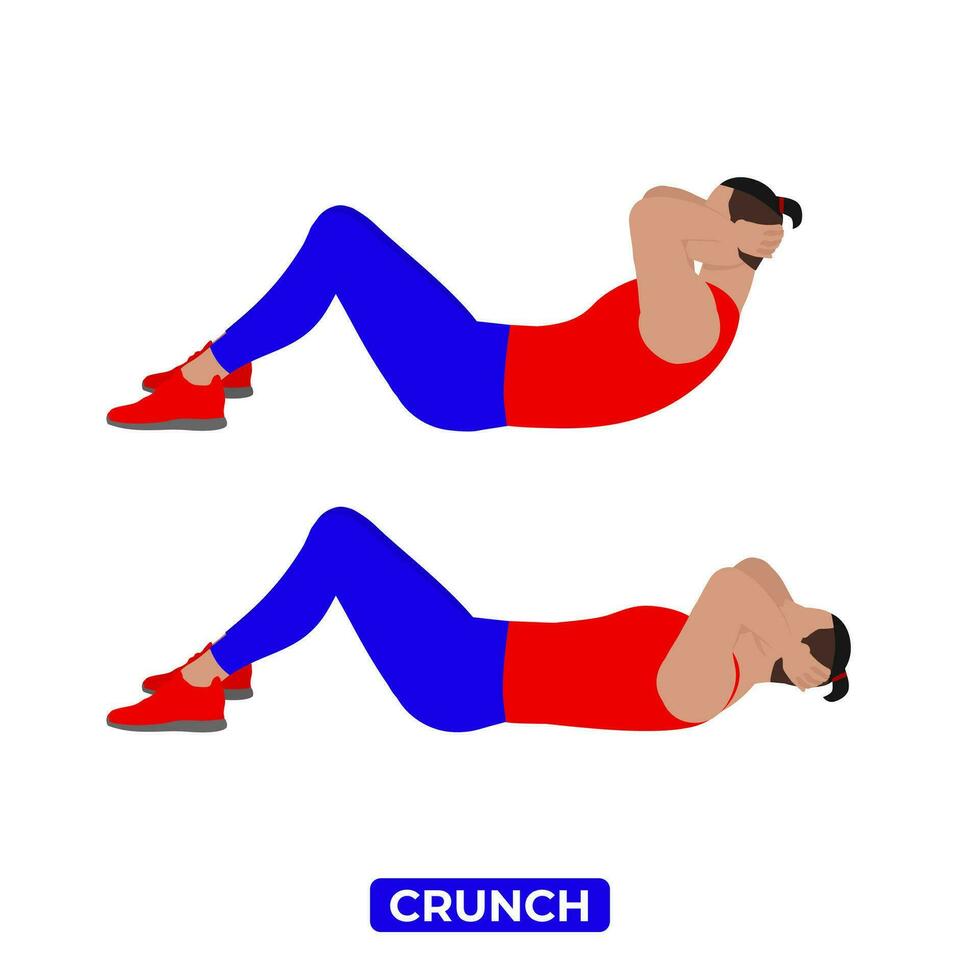 Person doing crunches