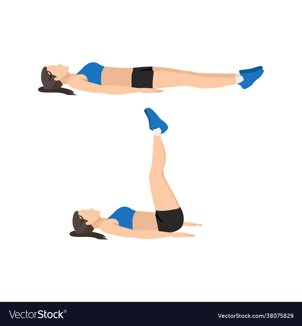 Person doing leg raises