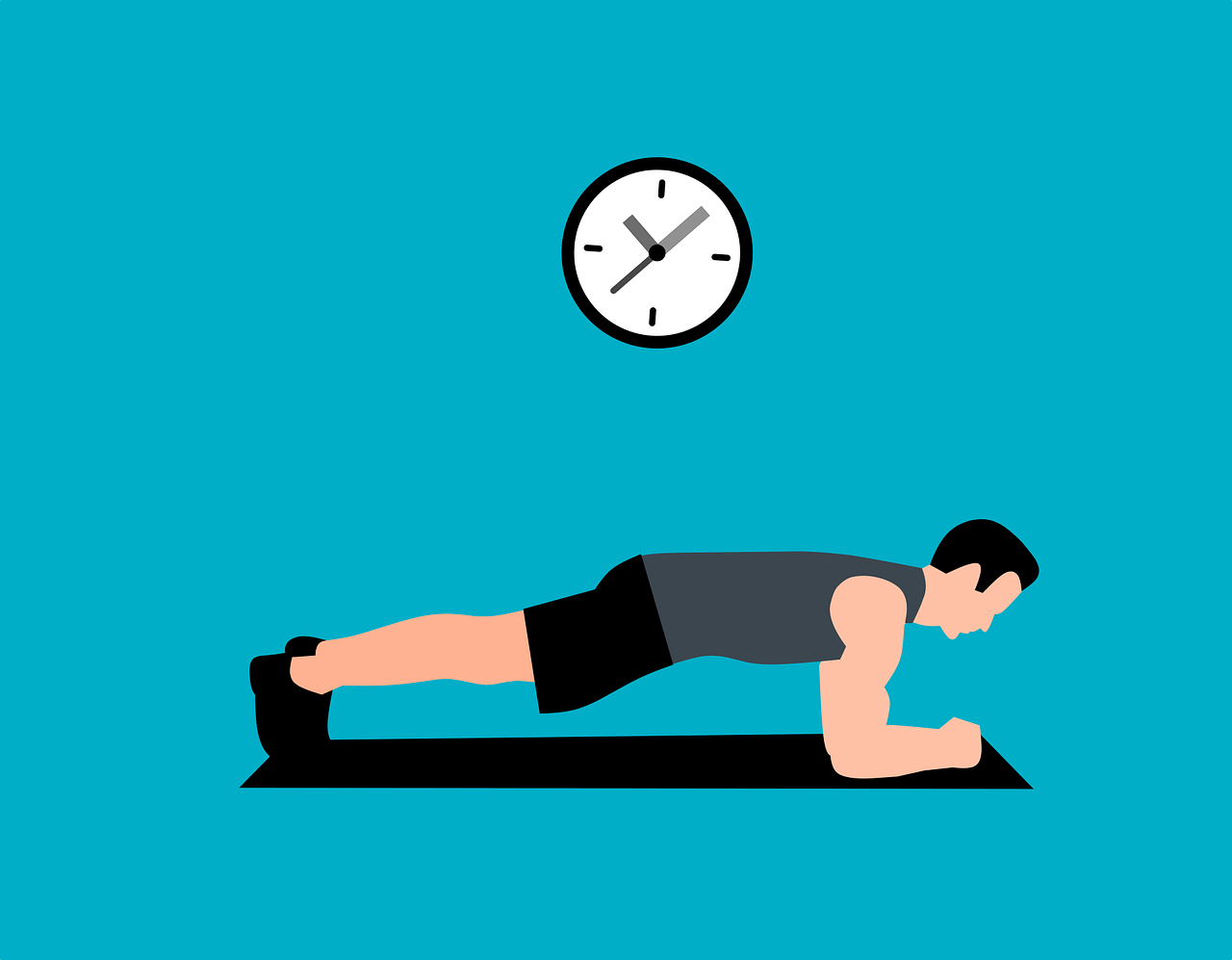 Person doing plank